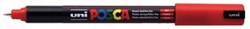 Verfstift Posca PC-1MR rood extra fijn