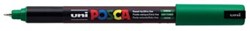 Verfstift Posca PC-1MR donkergroen extra fijn