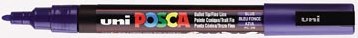 Paint marker uni-ball Posca PC-3M donkerblauw waterbasis