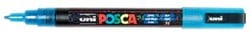 Posca paintmarker PC-3M glitter donkerblauw