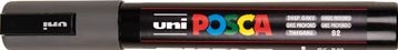 Verfstift Posca PC5M diepgrijs medium 1,8-2,5mm