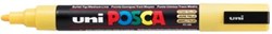 Verfstift uni-ball Paint Marker op waterbasis Posca PC-5M strogeel