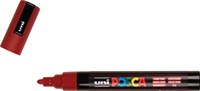Verfstift Posca PC5M robijnrood medium 6 stuks-2