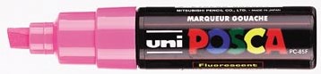 Paint marker uni-ball Posca PC-8K fluo roze 8 mm