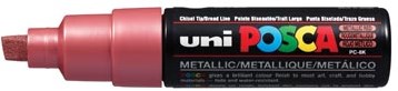 Paint marker uni-ball PC-8K rood waterbasis dekkend