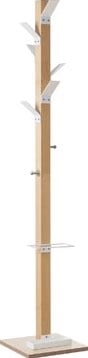Kapstok Easycloth model A, uit hout, wit-2