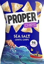 Proper lentil chips Sea Salt  zak van 20 g