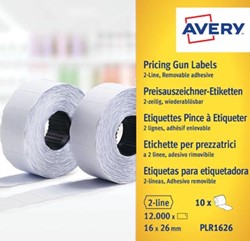 Avery prijsetiketten voor prijstang non-permanent