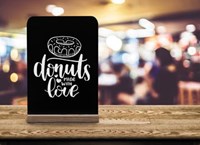 Bi-Office tafelkrijtbord menu A4-2