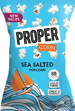 Proper popcorn Sea Salt zak van 20 g