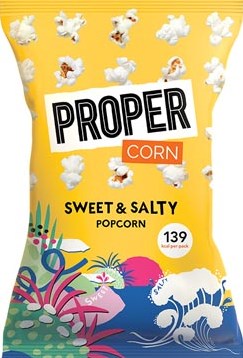 Proper popcorn Sweet & Salty zak van 30 g