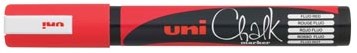 uni-ball Krijtmarker rood, ronde punt van 1,8 - 2,5 mm