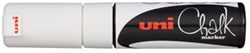 uni-ball Krijtmarker wit, beitelvormige punt van 8 mm