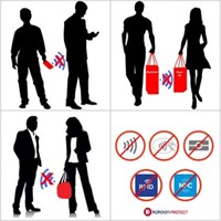 Kokoon Protect kaarthouder RFID 2 kaarten assorti kleuren-1