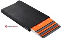 Kokoon Protect kaarthouder RFID uitschuifbaar 6 kaarten assorti kleuren
