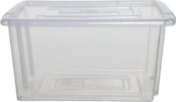 Opbergdoos Kunststof Medium 32 Liter Transparant Whitefurze Stack & Store