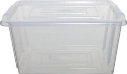 Kunststof Opbergbox 14 Liter Transparant Whitefurze Stack & Store Small