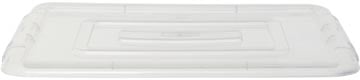 Plastic opbergdoos met deksel 14L Transparant Whitefurze Stack & Store Small