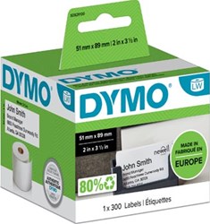 Dymo S0929100 naambadges 51 x 89 mm niet klevend