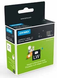 Dymo S0929120 etiketten 25 x 25 mm vierkant