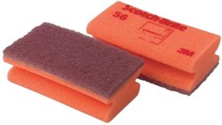 Schuurspons 3M Scotch Brite rood