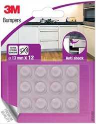 3M Bumpers, Anti shock, 13 mm, blister van 12 stuks