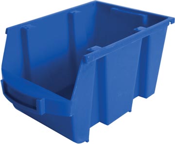 Magazijnbak kunststof 4 liter blauw Viso