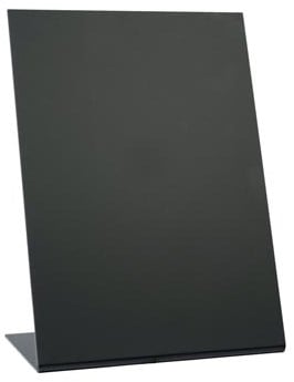 Krijtbord horeca tafelmodel L-vorm A4