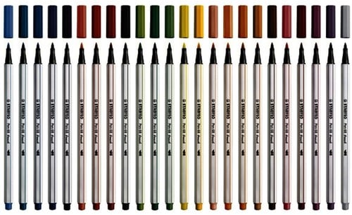 Brush stiften STABILO Pen 568/46 zwart-3