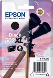 Inktcartridge Epson 502XL T02W1 zwart HC