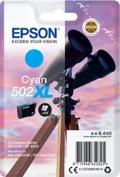 Inktcartridge Epson 502XL T02W2 blauw HC