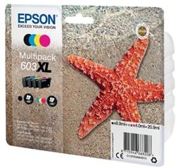 Epson inktcartridge 603 XL, 20,9 ml, OEM C13T03A64010, 4 kleuren