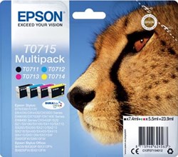 C13T07154012 EPSON DX4000 INK 4 CMYK 7,4ml black + 3x5,5ml cmy 1255pages