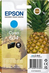 Inktcartridge Epson 604 T10G24 blauw