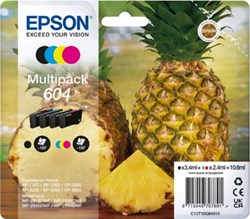 Inktcartridge Epson 604 T10G46 zwart + 3 kleuren