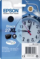 C13T27114012 EPSON WF3620DWF INK BK HC pages 17,7ml