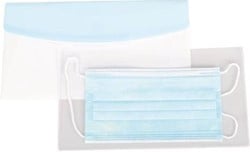 Tarifold set met antimicrobiële hoes + Color Dream Chequebook enveloptas voor mondmaskers, pak van 6 sets