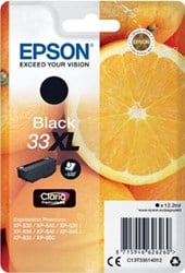 C13T33514012 EPSON XP530 INK BLACK HC pages 12,2ml