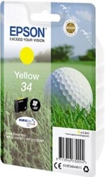 Epson inktcartridge 34 300 pagina's OEM C13T34644010 geel