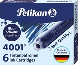 Pelikan inktpatronen 4001 blauw-zwart