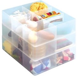 Vakkenverdeler 6 vakken opbergbox Really Useful Box 11, 18, 20, 21, 33, 35, 50, 64 en 84 L