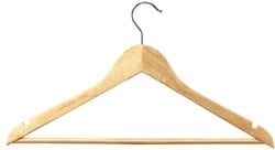Unilux Kledinghanger hout, pak van 25 stuks