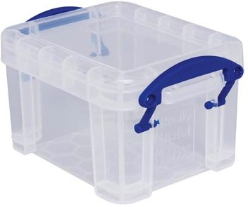 Really Useful Box transparante opbergdoos 014 liter