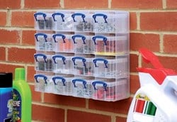 Plastic Opbergbox met Vakjes 0,3 l Transparant Really Useful Box