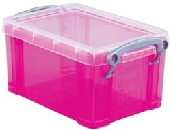 Really Useful Box 0,7 liter, transparant helroze