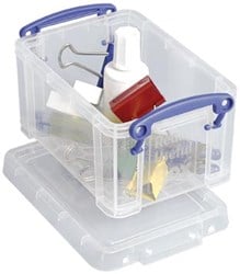 Plastic Opbergdoos met Deksel 0,7 l Transparant Really Useful Box