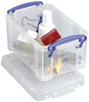 Plastic Opbergdoos met Deksel 07 l Transparant Really Useful Box