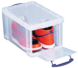 Kunststof opbergbox 14 liter Really Useful Box transparant