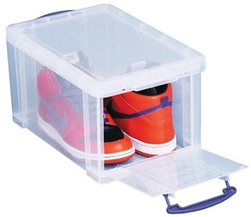Kunststof opbergbox 14 liter Really Useful Box transparant
