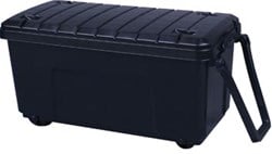 Really Useful Box opbergkoffer op wieltjes 160 liter zwart
